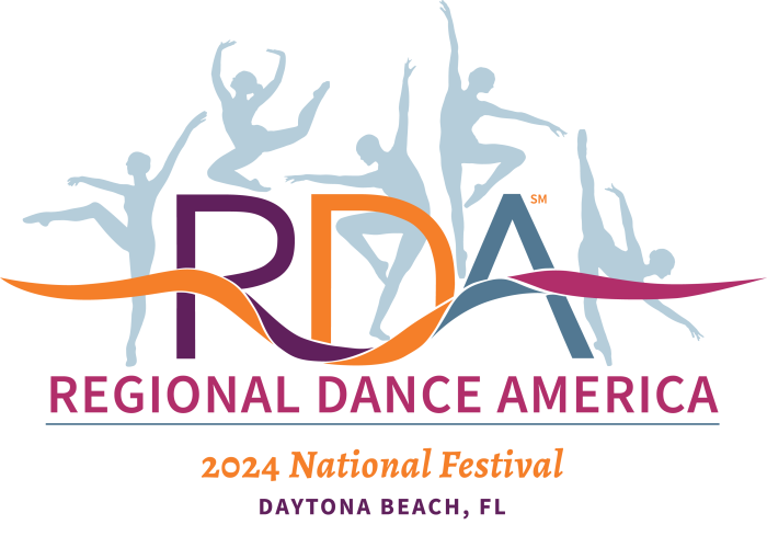 Regional Dance America 2024 National Festival   2024 National Fest Logo 800x550 700x489 